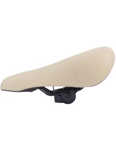 Fietszadel voor 20-26" kinderfiets - creme