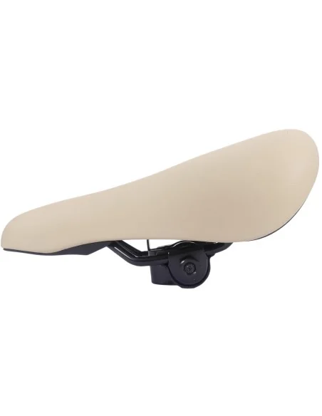 Fietszadel voor 20-26" kinderfiets - creme
