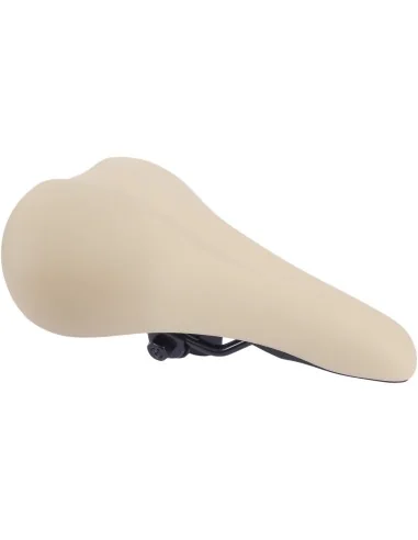 Fietszadel voor 20-26" kinderfiets - creme