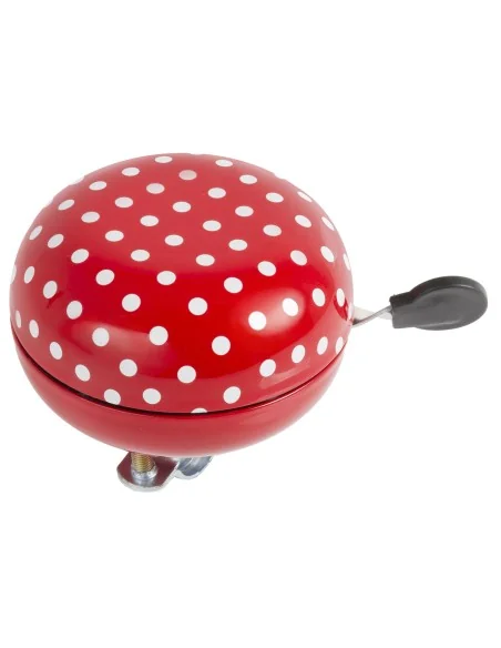 Fietsbel Ding-Dong M-Wave ø80mm - ladybird red