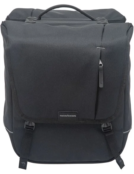 Dubbele fietstas New Looxs Nova Double Racktime 32 liter 35 x 35 x 15 cm (2x) - zwart