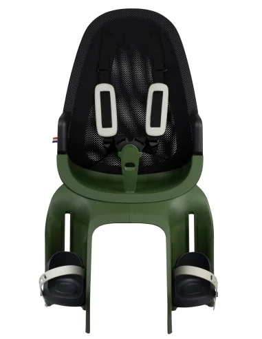 Kinderzitje achter Qibbel Air met dragerbevestiging (CFS) - magic green