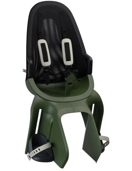 Kinderzitje achter Qibbel Air met dragerbevestiging (CFS) - magic green