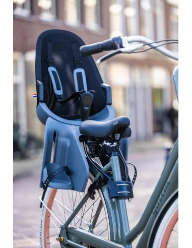 Kinderzitje achter Qibbel Air met framebevestiging (FF) - black