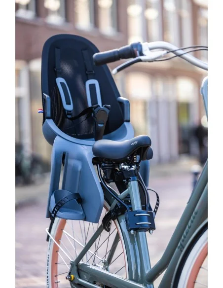 Kinderzitje achter Qibbel Air met framebevestiging (FF) - black