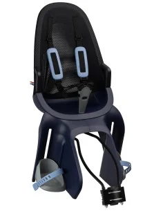 Kinderzitje achter Qibbel Air met framebevestiging (FF) - denim blue