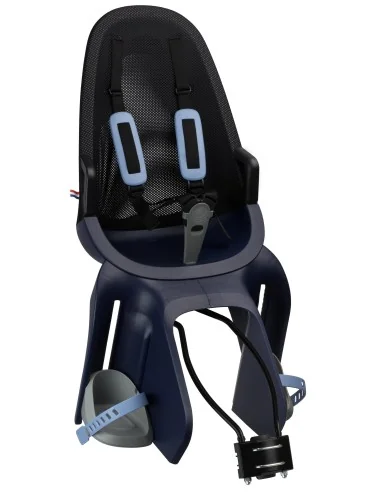 Kinderzitje achter Qibbel Air met framebevestiging (FF) - denim blue