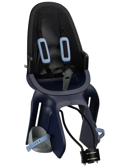 Kinderzitje achter Qibbel Air met framebevestiging (FF) - denim blue