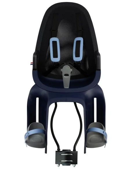 Kinderzitje achter Qibbel Air met framebevestiging (FF) - denim blue