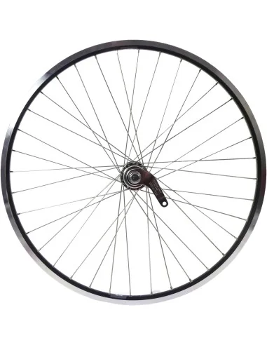 Achterwiel 26 x1.75 / 1.95" met favorit remnaaf / velg Zac 19 - zwart