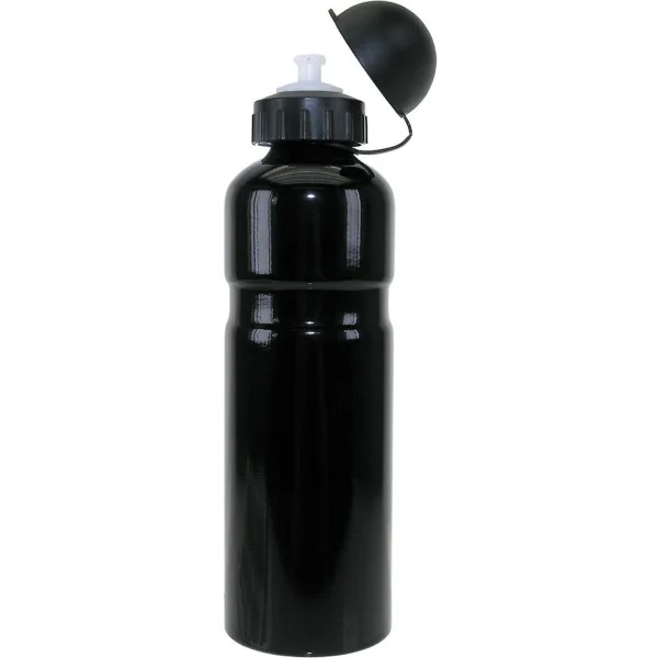 Bidon aluminium 750 ml - zwart