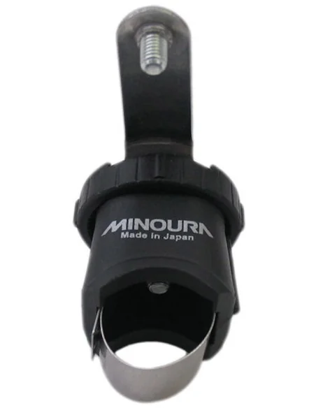 Bidonhouderbevestiging Minoura geschikt voor ø22-35mm - met snelspanner