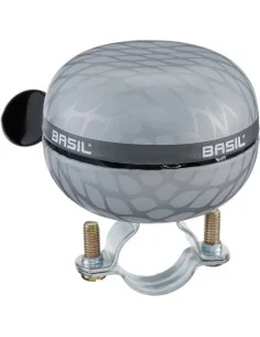 Fietsbel Basil Noir Big Bell ø60mm - zilver