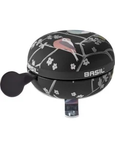 Fietsbel Basil Big Bell Wanderlust ø80mm - charcoal