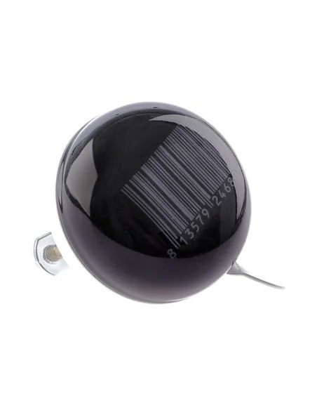 Fietsbel Ding-Dong NietVerkeerd Stripes ø60mm - zwart met witte barcode