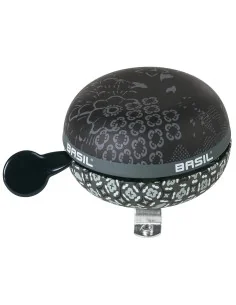 Fietsbel Ding-Dong Basil Bohème ø80mm - black
