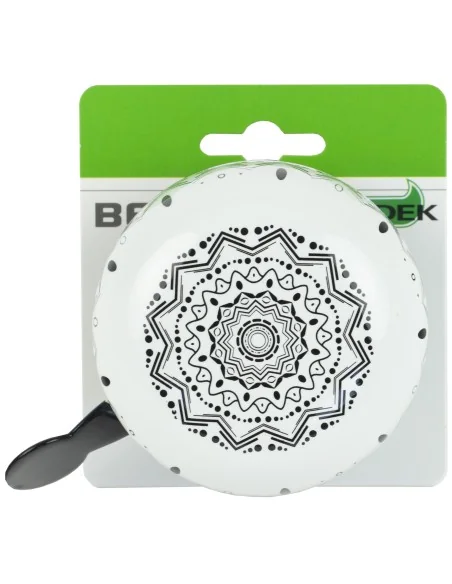 Fietsbel Ding-Dong Widek Mandala ø80mm - zebra black