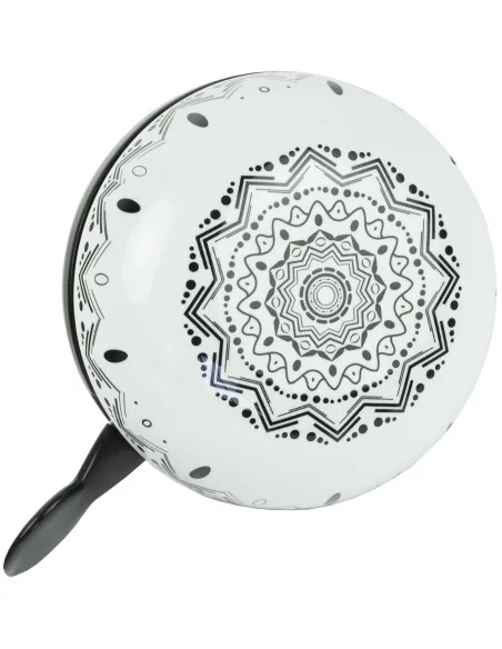 Fietsbel Ding-Dong Widek Mandala ø80mm - zebra black