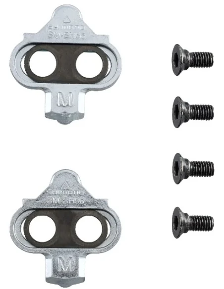 Schoenplaatjes Shimano SM-SH56 SPD zonder borgplaatjes (meerzijdig uitklikbaar)