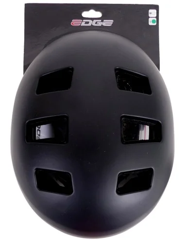 Fietshelm Edge Urban E-bike Pedelec Large (58-62cm) - zwart - NTA 8776 keurmerk (bromfiets & speed pedelec)