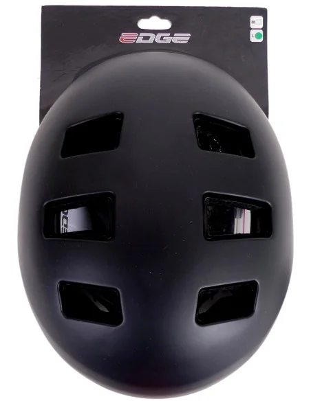Fietshelm Edge Urban E-bike Pedelec Large (58-62cm) - zwart - NTA 8776 keurmerk (bromfiets & speed pedelec)