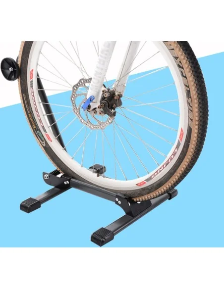 Achterwielstandaard inklapbaar Edge - zwart