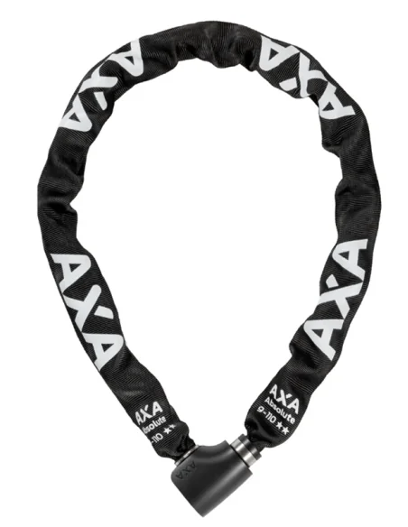 Kettingslot Axa Absolute ART2 - 9-110 met polyester hoes - zwart