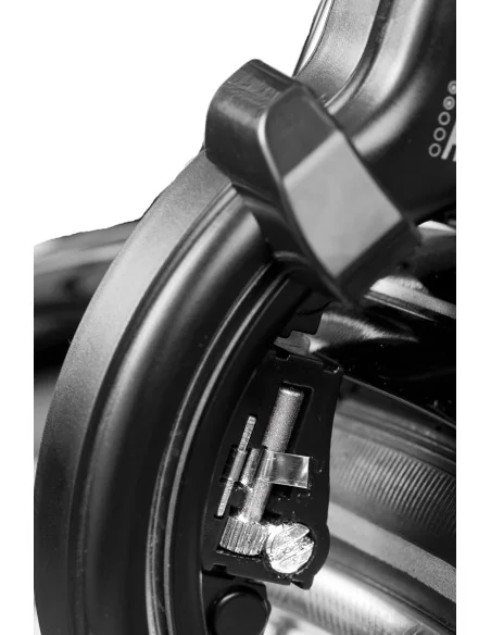 Ringslot Axa Solid Plus met afdekkapjes - zwart (werkplaatsverpakking)