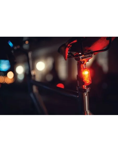 Achterlicht met remlicht Axa Dwn Rear Brake Light 1 Lux USB-C oplaadbaar