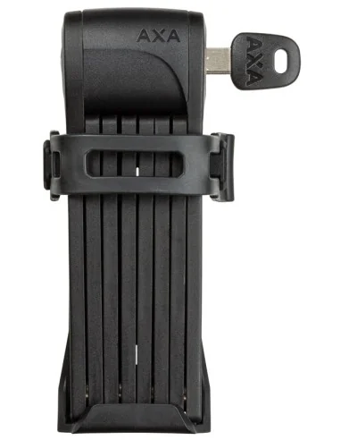Vouwslot Axa Fold 80 Lite Duo Pack met gelijksluitende sleutels - zwart