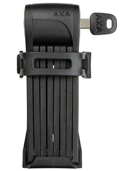 Vouwslot Axa Fold 80 Lite Duo Pack met gelijksluitende sleutels - zwart