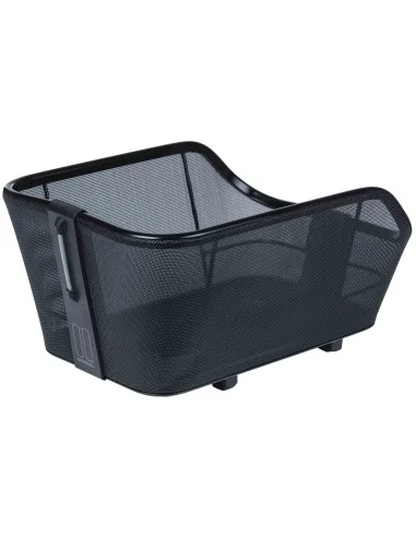 Fietsmand Basil Cento Tech Fiber WSL met bagagedragerbevestiging 21 liter 46 x 34 x 25 cm - solid zwart