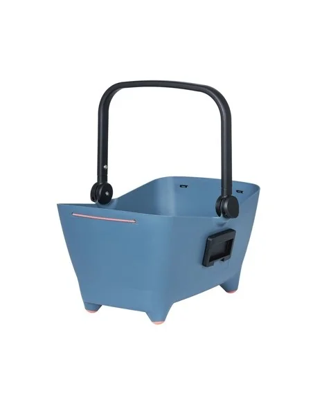 Hondenfietsmand Basil Buddy KF - voorop - 45 x 32 x 22 cm - faded denim