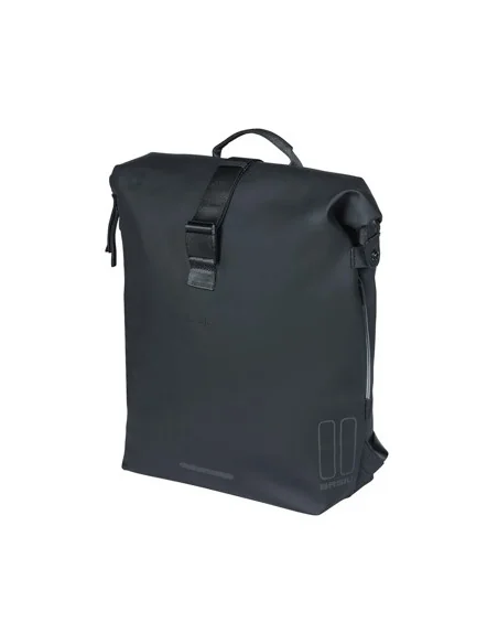 Fietsrugzak Basil SoHo Nordlicht 17 liter 31 x 14 x 37 cm - night zwart