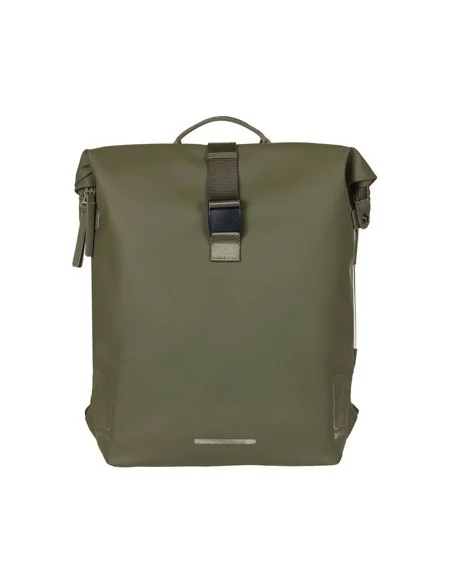 Fietsrugzak Basil SoHo Nordlicht 17 liter 31 x 14 x 37 cm - mosgroen