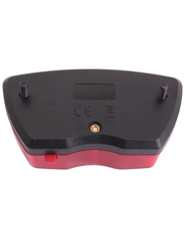 Dragerachterlicht Edge City - 3 leds inclusief batterijen (werkplaatsverpakking)