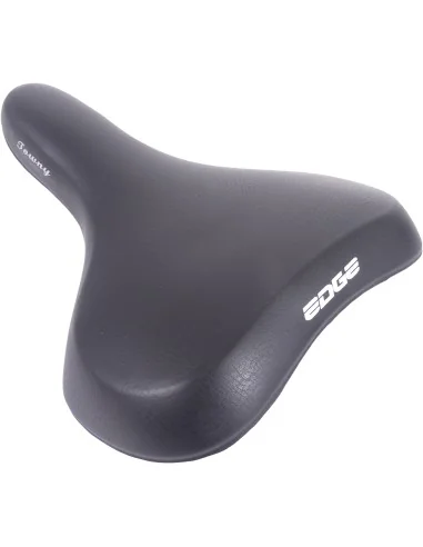 Fietszadel Edge Towny met memory foam - zwart