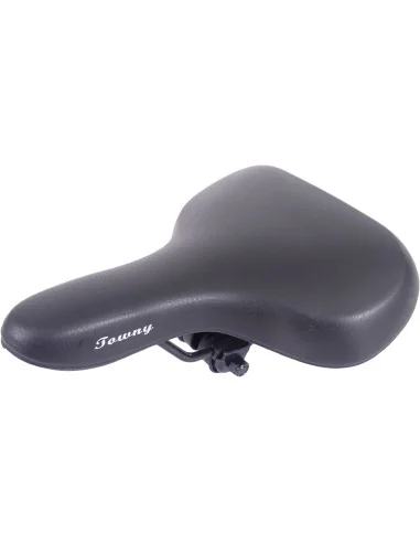 Fietszadel Edge Towny met memory foam - zwart