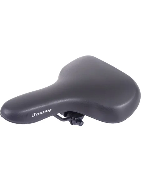 Fietszadel Edge Towny met memory foam - zwart