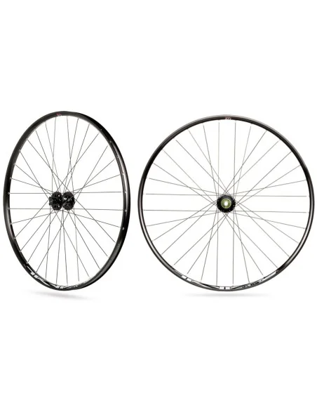 Wielset Rodi TRYP 25 27.5" voorwiel steekas 15x100 en achterwiel snelspanner 9x135 - 6 bouts remschijfbevestiging - 8/9/10/11 sp