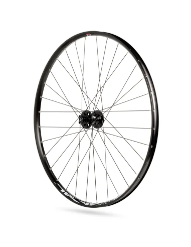 Wielset Rodi TRYP 25 27.5" voor steekas 15x100 en snelspanner 9x135 - 6 bouts remschijfbevestiging - 8/9/10/11 speed - zwart