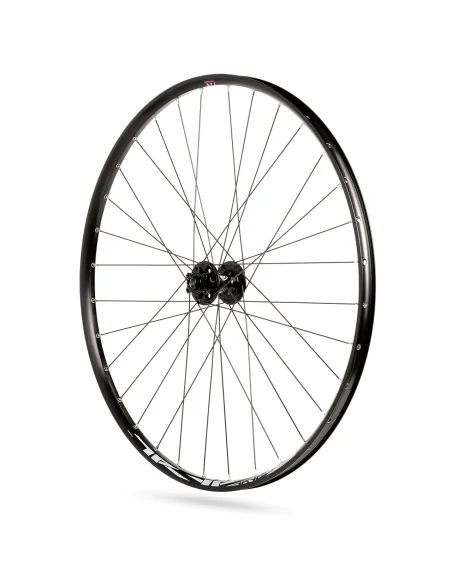 Wielset Rodi TRYP 25 27.5" voor steekas 15x100 en snelspanner 9x135 - 6 bouts remschijfbevestiging - 8/9/10/11 speed - zwart