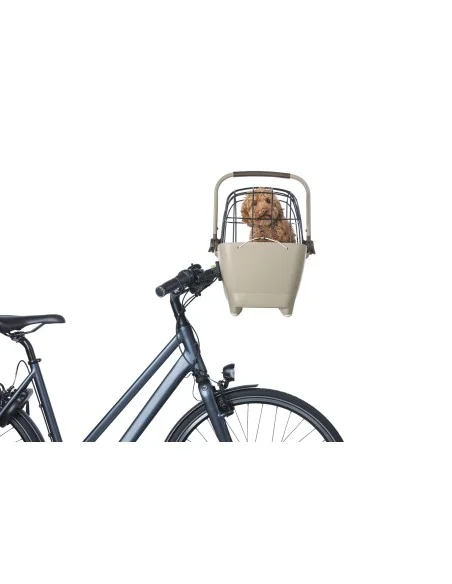 Hondenfietsmand Basil Buddy KF 32 liter 45 x 32 x 22 cm - biscotti brown