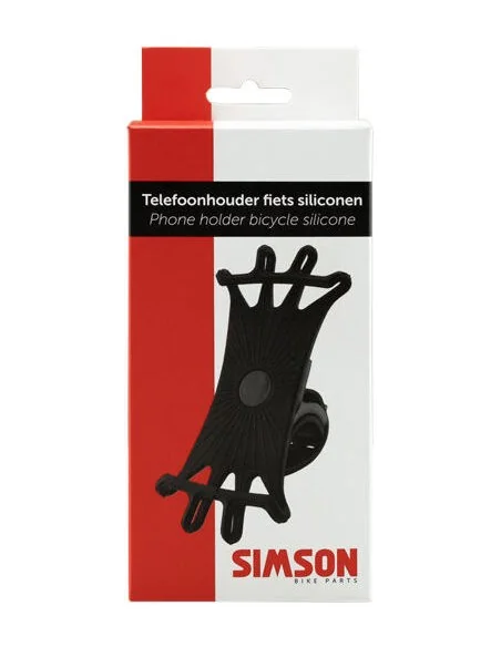 Siliconen telefoonhouder Simson voor op de fiets