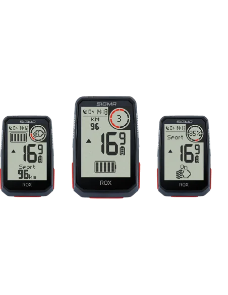 Fietscomputer GPS Sigma ROX 4.0 met standaard stuurhouder - zwart