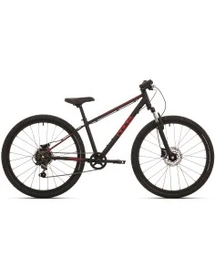 Kinderfiets Bikefun Beast 24 inch met Shimano 6 versnellingen en Disc-brakes - Zwart/Rood