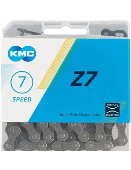 Ketting 7 speed KMC Z7 1/2 x 3/32" - zilverbruin