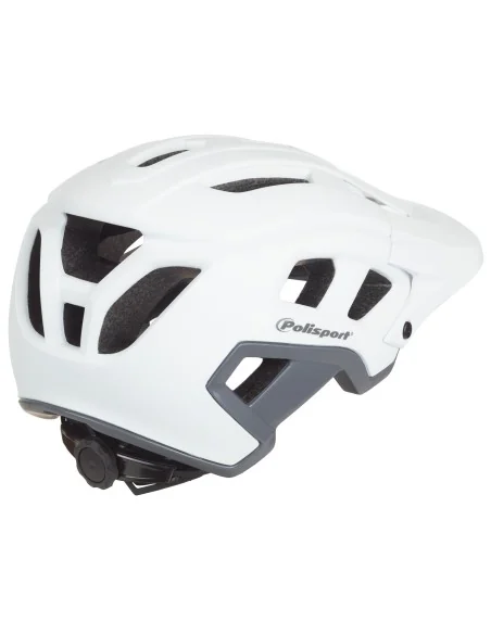 Fietshelm Polisport Mountain Pro M 55-58 cm - wit / grijs