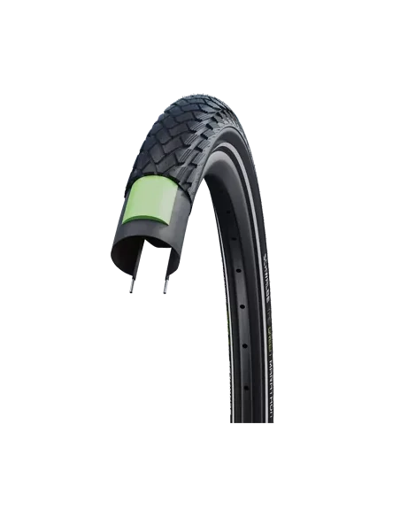 Buitenband Schwalbe Green Marathon GreenGuard 16 x 1.35"/35-349 mm - zwart met reflectie