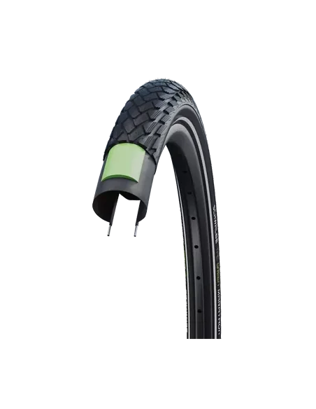 Buitenband Schwalbe Green Marathon Greenguard 20 x 1.50"/40-406mm - zwart met reflectie
